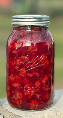 RESERVE YOURS Chef Jennifer’s Montana Tart Cherry Pie Filling- 1 Qt Jar - Hand Crafted - Pour in a pie shell,cover with a top crust & Bake  for 1/23 & 1/24 pick up.  Use the pull down menu NOW to choose your pick up location
