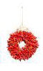 Fresh Classic Santa Fe New Mexico Pequin Wreath - Red (smaller size peppers)    For Onsite Walk in purchase only - not available for Pre-order at this time