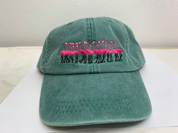 PRE-ORDER BY 2/18/24 FOR PICK UP AT THE A&M FLOCKING ON 2/29/24  Infamous Pink Flamingos Embroidered Ball Cap