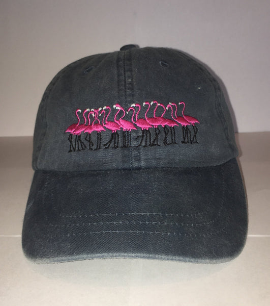 Infamous Pink Flamingos Embroidered Ball Cap