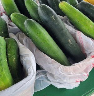 PRE-ORDER  East Texas Fresh Ready for Pickling Cucumbers 1/8peck   Use the pull down menu to choose your pick up location (cute little Wooden Baskets sold separately)