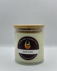 PRE-ORDER   Strawberry Scented ‘Divine’ Candle - 10oz Comfort Candle Company - made in Fredericksburg TX for pick up at one of our Flash Garden Locations (use the pull down menu to Choose your pick up location)
