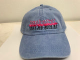 for shipping via USPS infamous flamingos Embroidered Ball Cap - includes Postage and Shipping Envelope