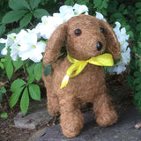 For Shipping 'Daisy' Topiary Coco Puppy Planter (without plants) Dog