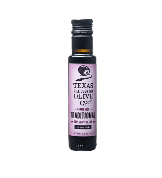 Pre-Order Texas Hill Country Olive Oil Company - Traditional Balsamic Vinegar - 100ml. Use the pull down menu to choose your pick up location