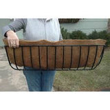 LAKEWAY Unplanted Heavy Duty Vinyl Coated Metal Classic English Hayrack 44" includes coco liner  for walk in purchase at our LAKEWAY Flash Garden  NOT AVAILABLE FOR PRE-ORDERING