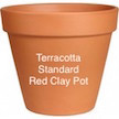 DRIFTWOOD- Standard Red Clay Pot  18“ - for walk in purchase at our DRIFTWOOD Flash Garden